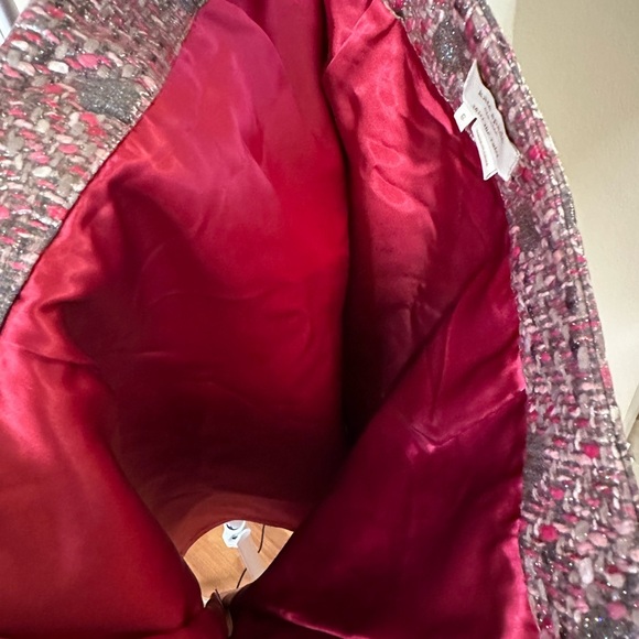 Kate Spade Glitter Tweed Pink and Gray Skirt– Size 6 "skirt the rules" - Picture 4 of 5